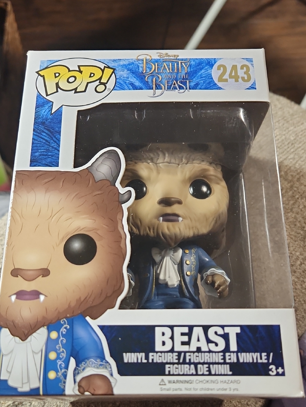Funko Beast Vinyl Figure - Blue Outfit with Gold Buttons